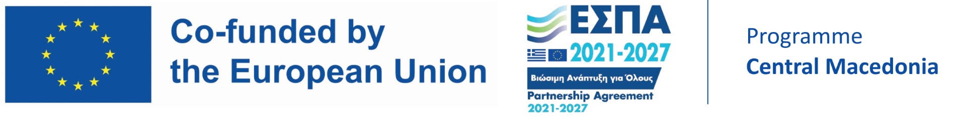 This project is co-financed by the European Union - ESPA 2021-2027, "Central Macedonia" Programme